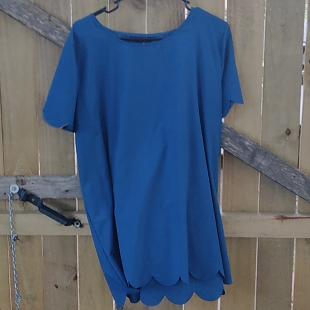 Sapphire Blue Blouse